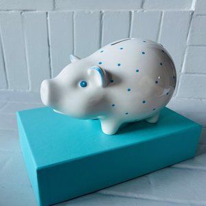 Tiffany & Co Pig Piggy Bank (Blue)